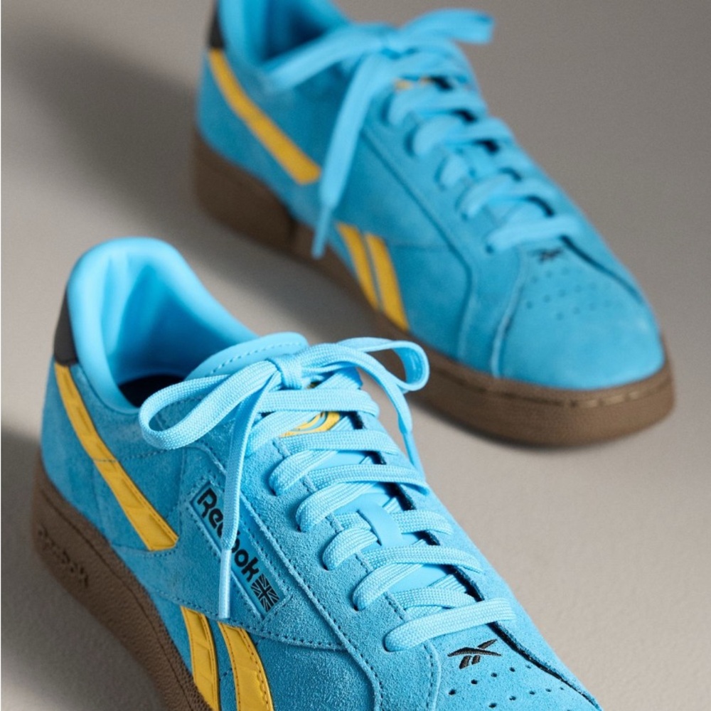 Reebok Blue and Yellow Sneakers